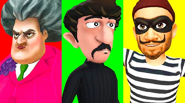 Robbery Clash Thief Pranks VS Scary Robber Home Clash VS Scary Teacher 3D - Android & iOS