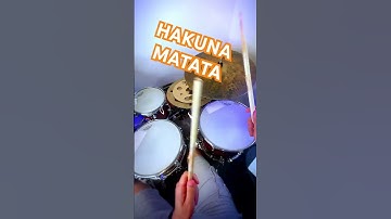 Thumbnail of HAKUNA MATATA - THE LION KING DRUM COVER #drums #funny #disney #lionking #hakunamatata
