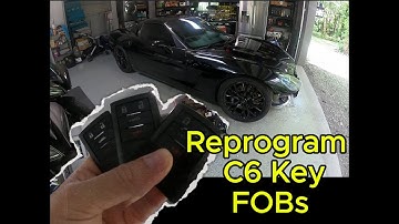 C6 Corvette Key FOB Reprogram