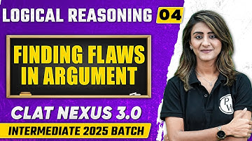 Logical Reasoning 04 | Finding Flaws in Argument | CLAT