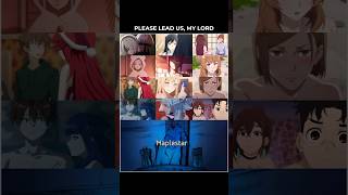 Please guide us, sir #anime #animeedit #maplestar