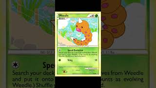 Evolution of Weedle Pokémon Cards No.013 #pokemoncards #pokemon #pokemontcg #013 #weedle