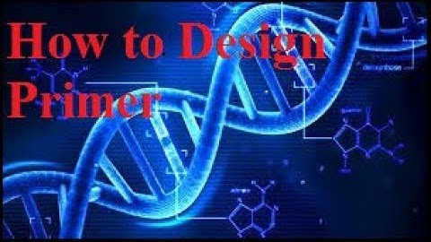Primer designing on NCBI by primer blast and primer3web