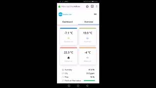 WAFE 350 Ventilație cu recuperare de căldură unitate centrala Application Web Smart Controller screenshot 3