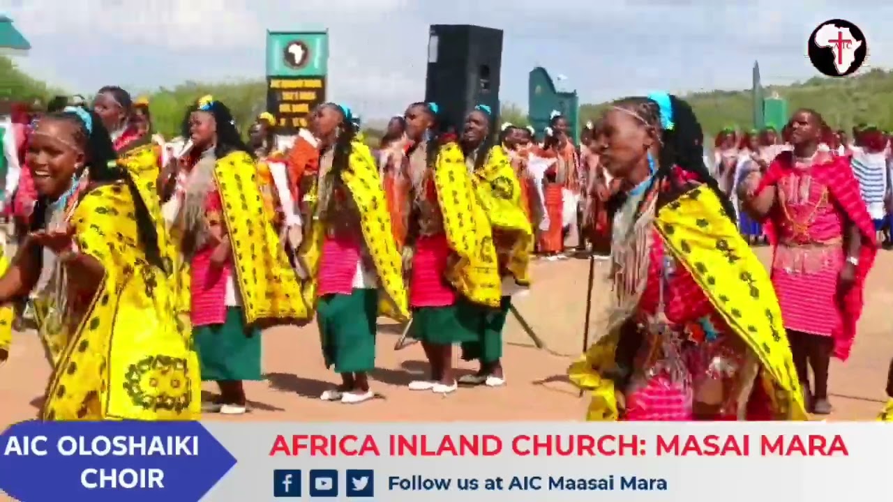 AIC Oloshaiki choir Presenting during a choir competition at AIC Masai mara,, 