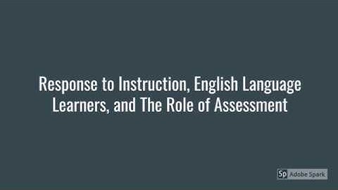 Response to Intervention for English Language Learners