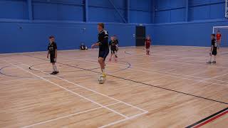 BFC Futsal Training   The Rotation To Create Defence into Attack Creating Space