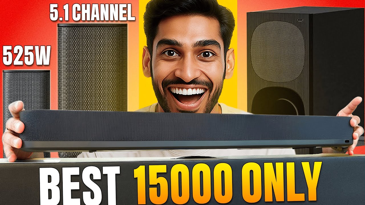[NEW 2025] Best Soundbar Under ₹15,000 in India 2025🔥Deep Bass Soundbar for TV