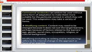 EVALUATION OF INSTRUCTIONAL MATERIALS
