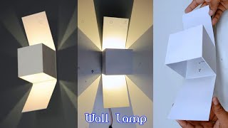 How To Make Simple Wall Lamp At Home Wall Light |  Modern Light Wall Decoration Ideas From Pvc Pipe
