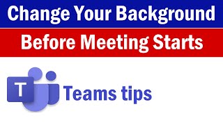 How To Change Background in Teams Before Joining A Meeting | Change Background Before Teams Meeting