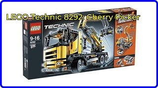 Review: LEGO Technic 8292: Cherry Picker. ESSENTIAL details.