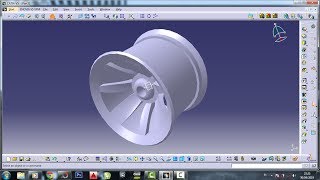 Cara membuat velg mobil di CATIA 3dimensi screenshot 1