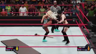 WWE 2K18 RAW SECOND TOURNAMENT  CARMELLA VS RUBY RIOTT QUALIFICATION