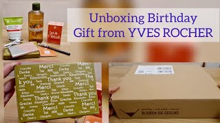 UNBOXING Birthday Gift from YVES ROCHER #MikasFashionChannel