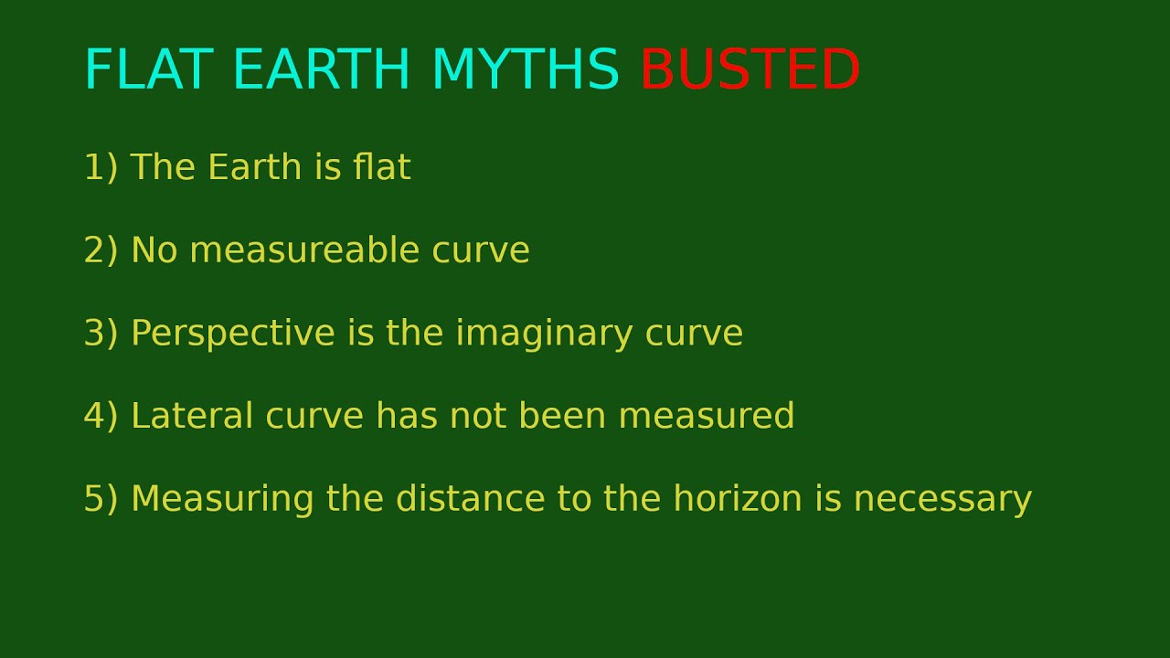 Flat Earth Myths Busted