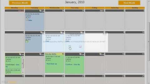 TimeForge University: My TimeForge 201, Staff Schedules