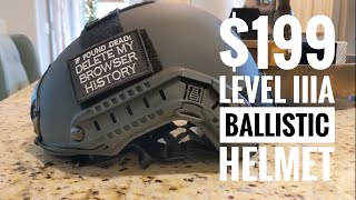 Review: Level IIIA Ballistic Helmet for $199