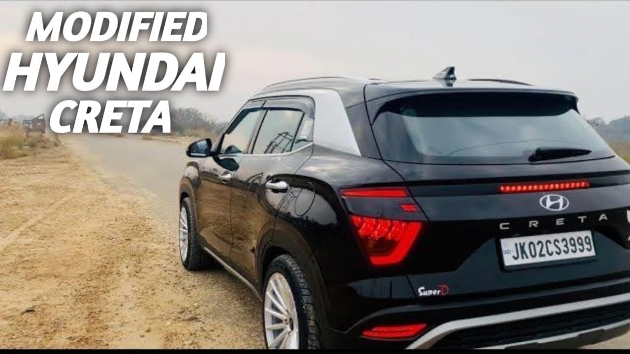 Modified Hyundai Creta SX | Detailed walkaround | Alloy wheels | Owners ...
