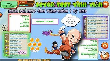 Ngọc Rồng Lậu Mới || Sever Test Vĩnh Viễn Miễn Phí Khủng Khi Tạo Acc Còn Free 1 Tỷ MTV Nhập Code Xịn
