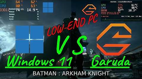 Windows 11 vs Garuda Linux: Gaming FPS Benchmark Test