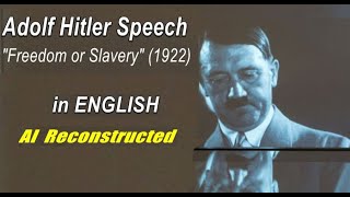 Celebrity A.Hitler Full Speech (in ENGLISH AI) 1922` Munich, @Bürgerbräukeller Profile