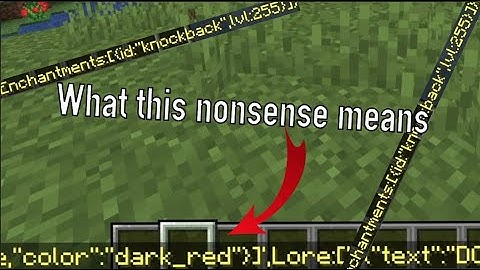 A quick tutorial on NBT data in minecraft