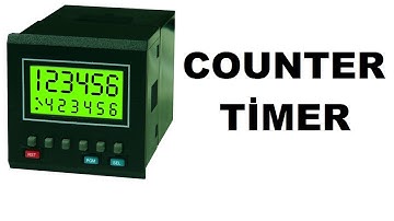 PROTEUS DERSLERİ: Counter Timer (Sayıcı)