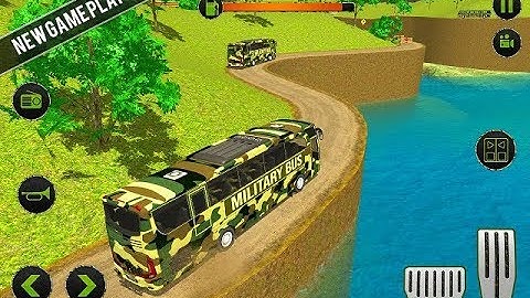 army bus driver 2019 military soldier transporter ; Android gameplay PART1