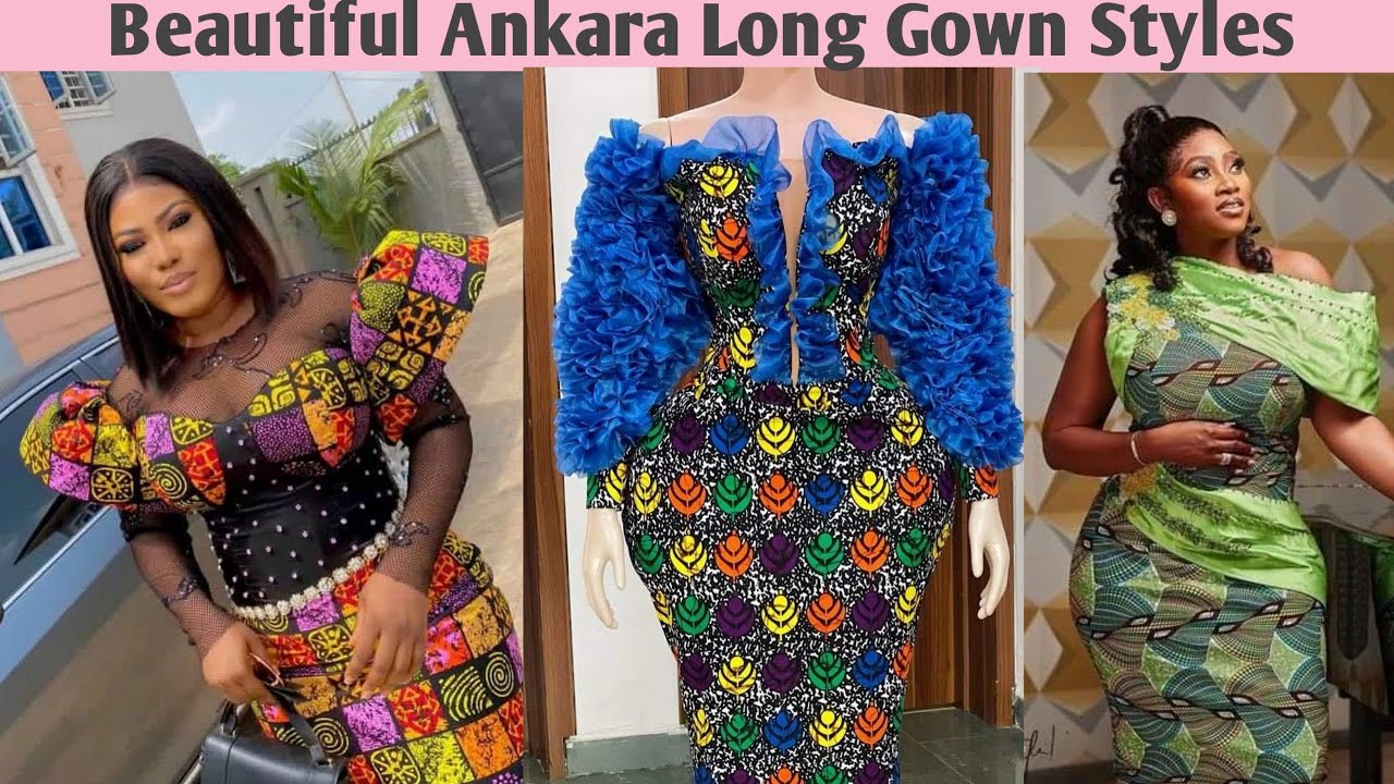 Latest off shoulder Ankara gowns - YEN.COM.GH