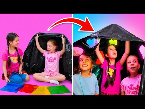 Build & Play: Amazing Colorful Fort! 🏰🤩 & Many Other Games! 🌈 #fun #games