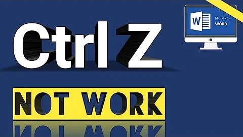 Ctrl Z Not Working | How to solve Ctrl Z not work | MS WORD