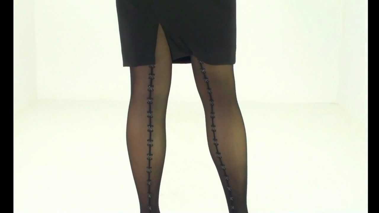 UK Tights - Aristoc Criss Cross Backseam Tights