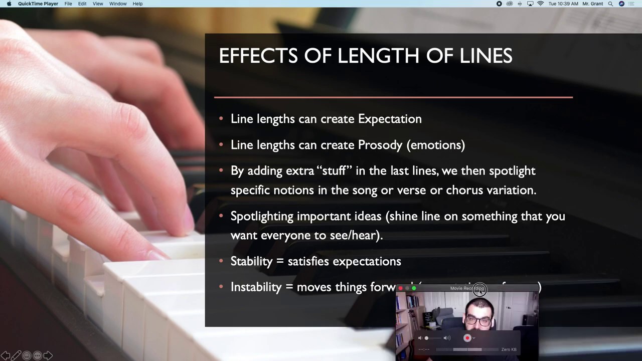 Composition - Rhyme Scheme and the Perfect Rhyme