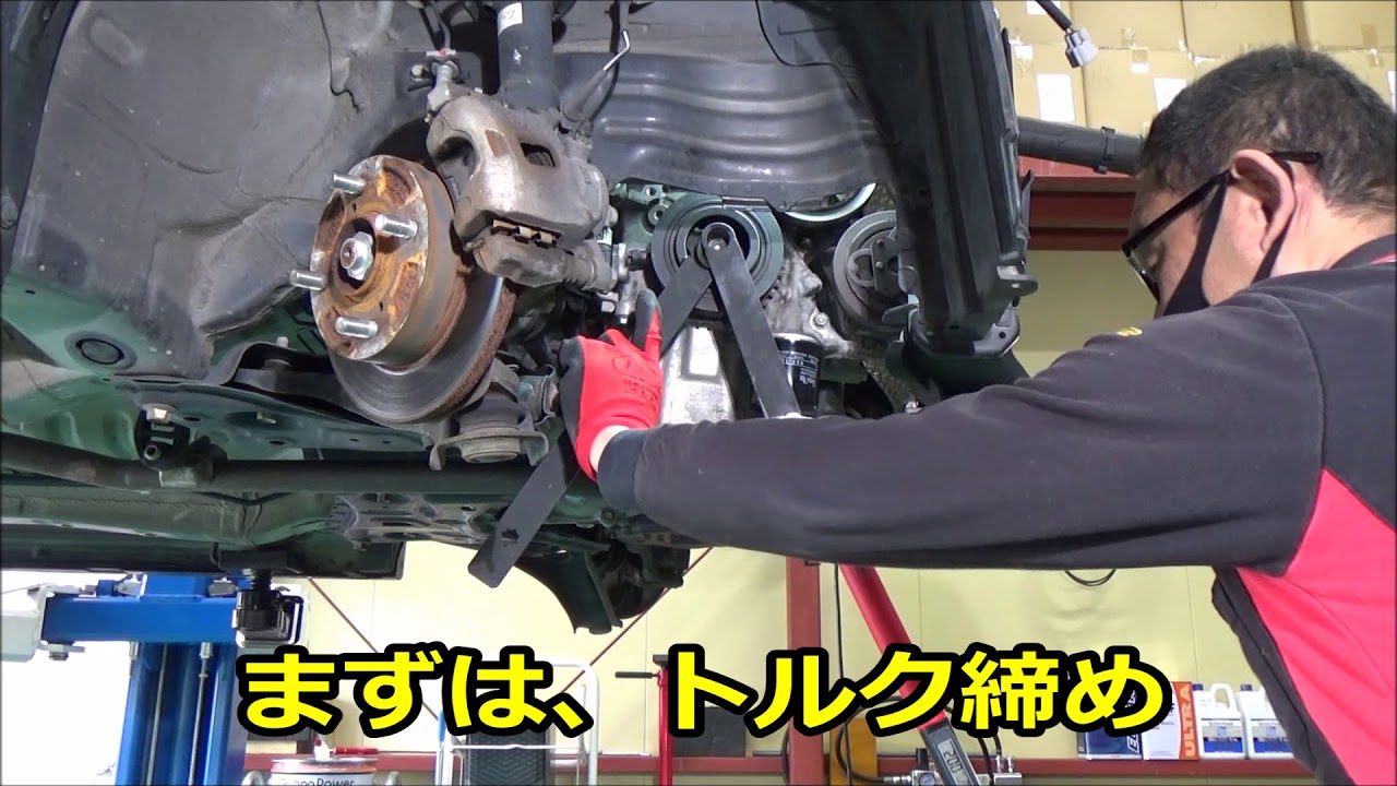 スズキ クランクプーリーボルト交換 JTC6925A クランクプーリーレンチ