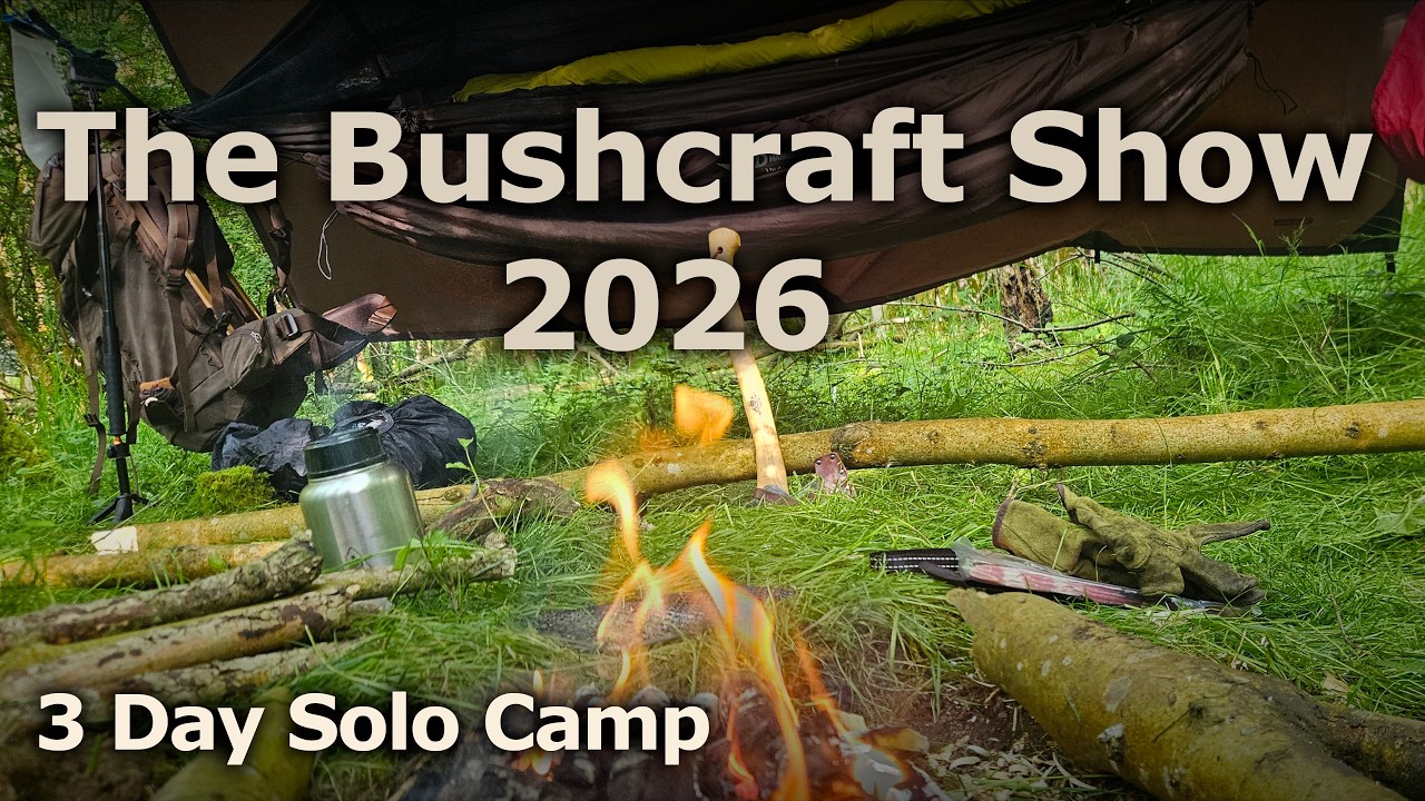 Surviving 3 Days Solo at The Bushcraft Show 2026 - YouTube