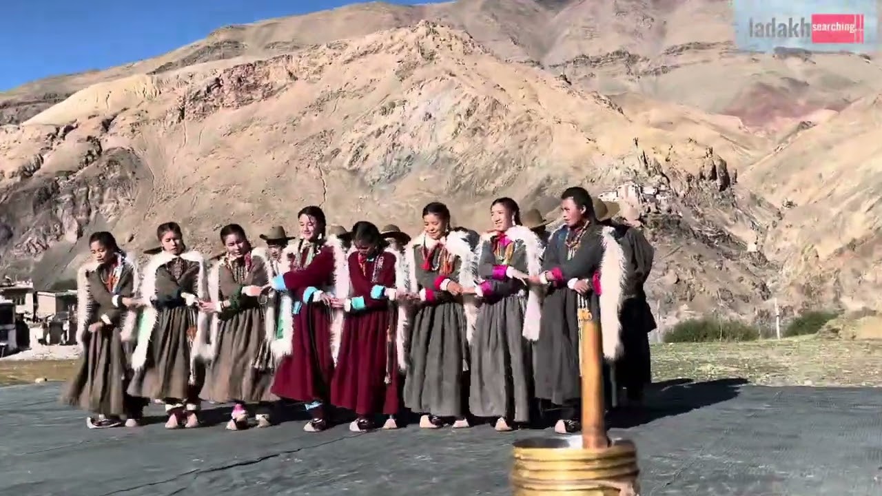 Ladakhi dance by High School Gya students 