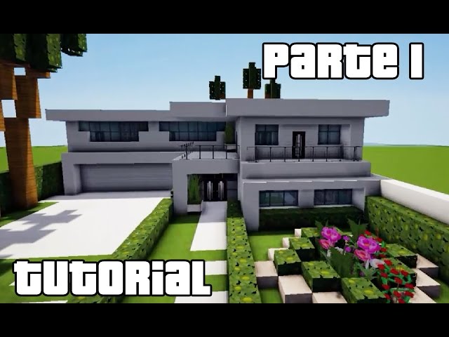 🔴Minecraft Tutorial - Pequena Casa Moderna! SUPER MANEIRA 😄«Many