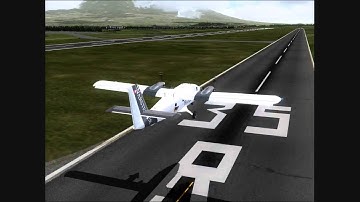 [FS9] Flying School Flight, Twin Otter test landing at WIAS - Abdurahman Saleh Airport
