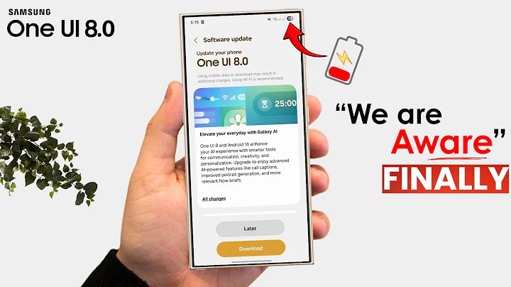 Samsung FINALLY Responds to One UI 8 BATTERY Drain Problem