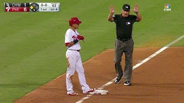 CWS@PHI: Hernandez rips a triple to right, plates one