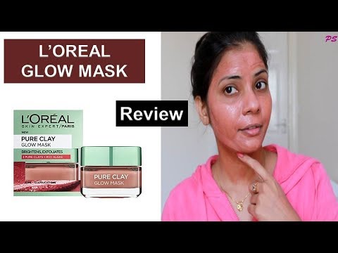 amme Lima Doven L'oreal Paris Pure Clay Glow Mask Review 2019 | Best Glowing Mask | Review  & Demo - YouTube