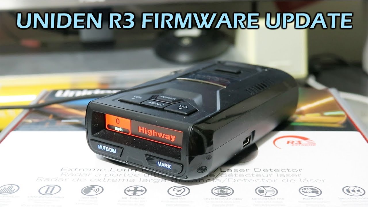 How To Update Firmware On Uniden R3 Radar Detector
