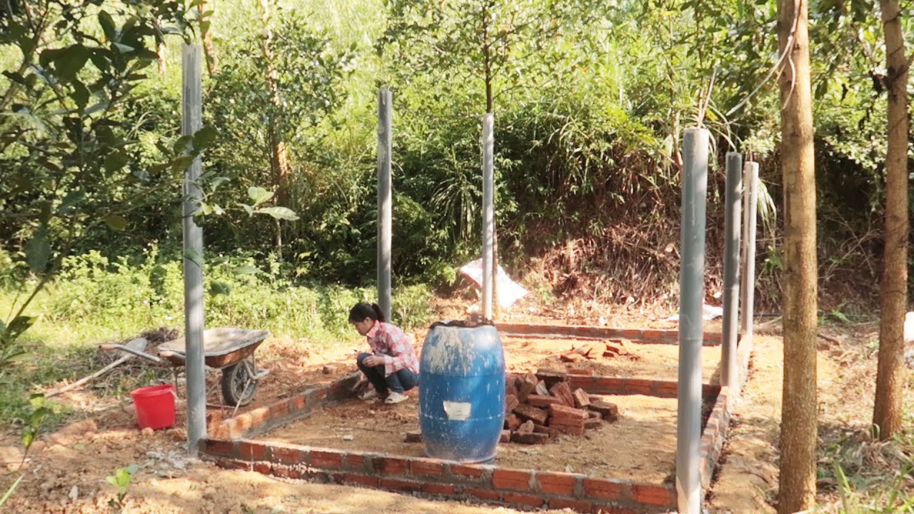 how i build a small farm to raise chickens.my daily life