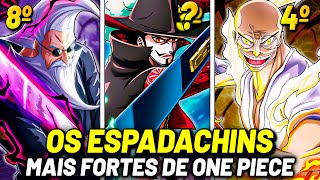 OS 10 ESPADACHINS MAIS PODEROSAS DE ONE PIECE! E SEUS PODERES EXPLICADOS