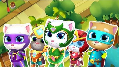 Talking Tom Hero dash For !! 3X Map Game !! 😱 Pro Heroes 🥺 Game Play Video