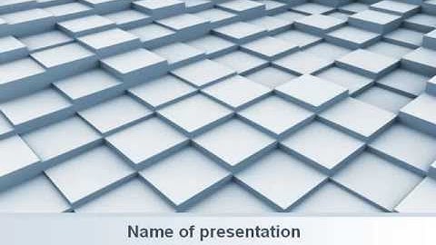 Abstract Cells PowerPoint Template by PoweredTemplate.com