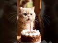 ミニチュア猫🐈誕生日パーティー🎂🐾Miniature Cat 🐈 Birthday Party #catasmr #cat #asmr