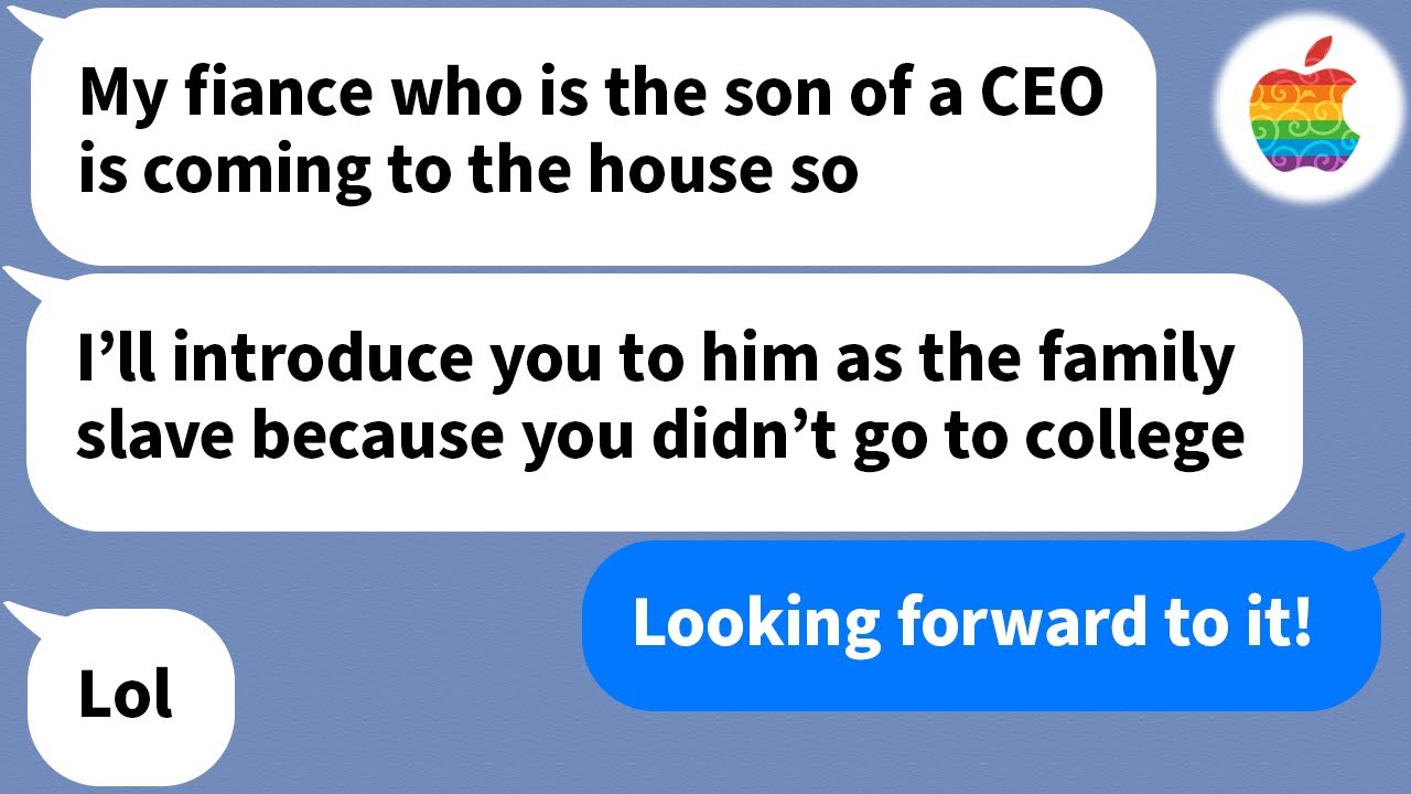 【Apple】 My sister-in-law kept putting me down for not having gone to college...