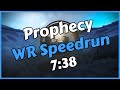 Prophecy WR Speedrun in 7:38